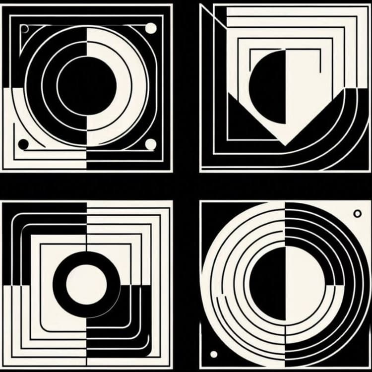 Image of four squares